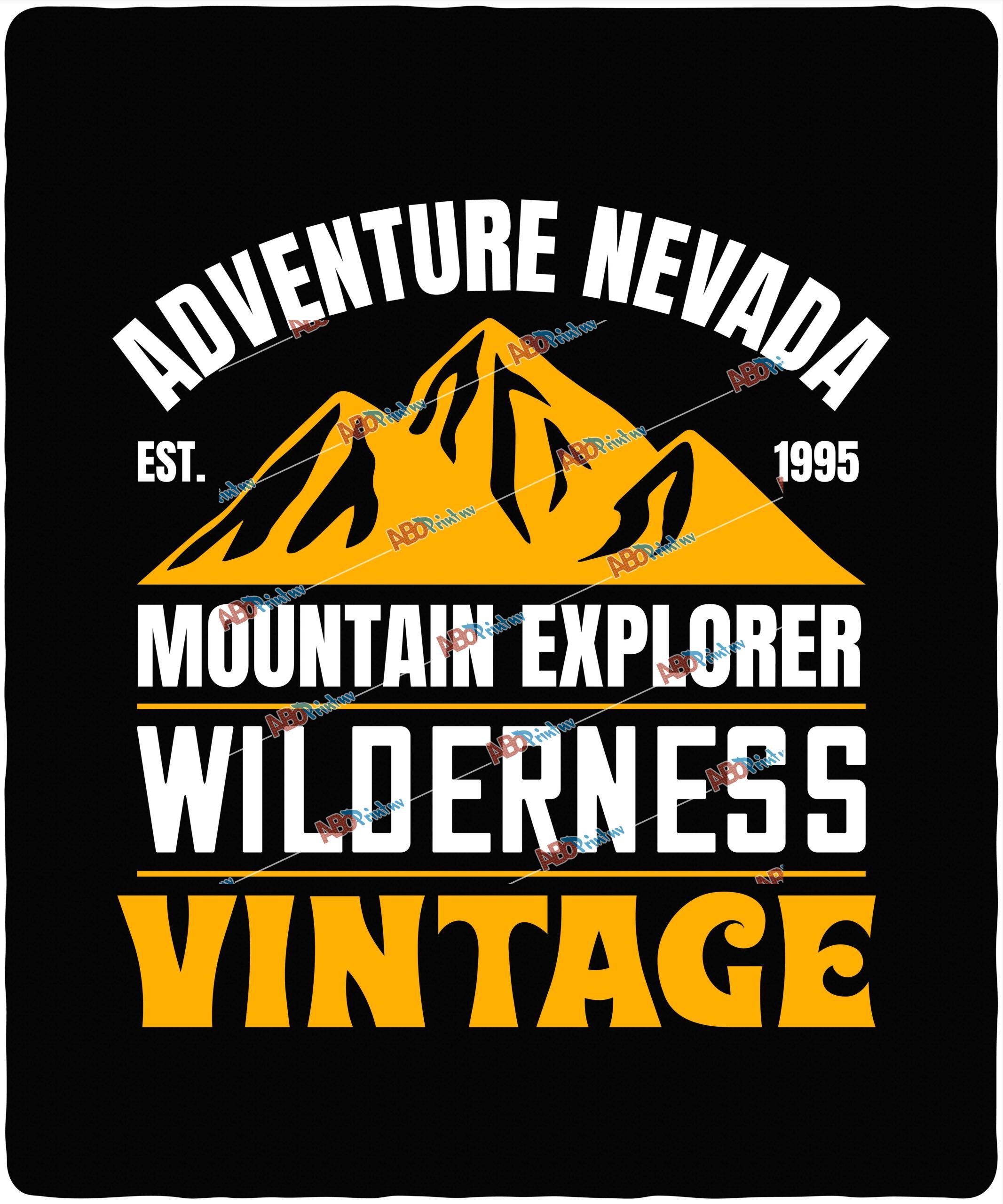 adventure nevada est.1995 mountain explorer wilderness vintage