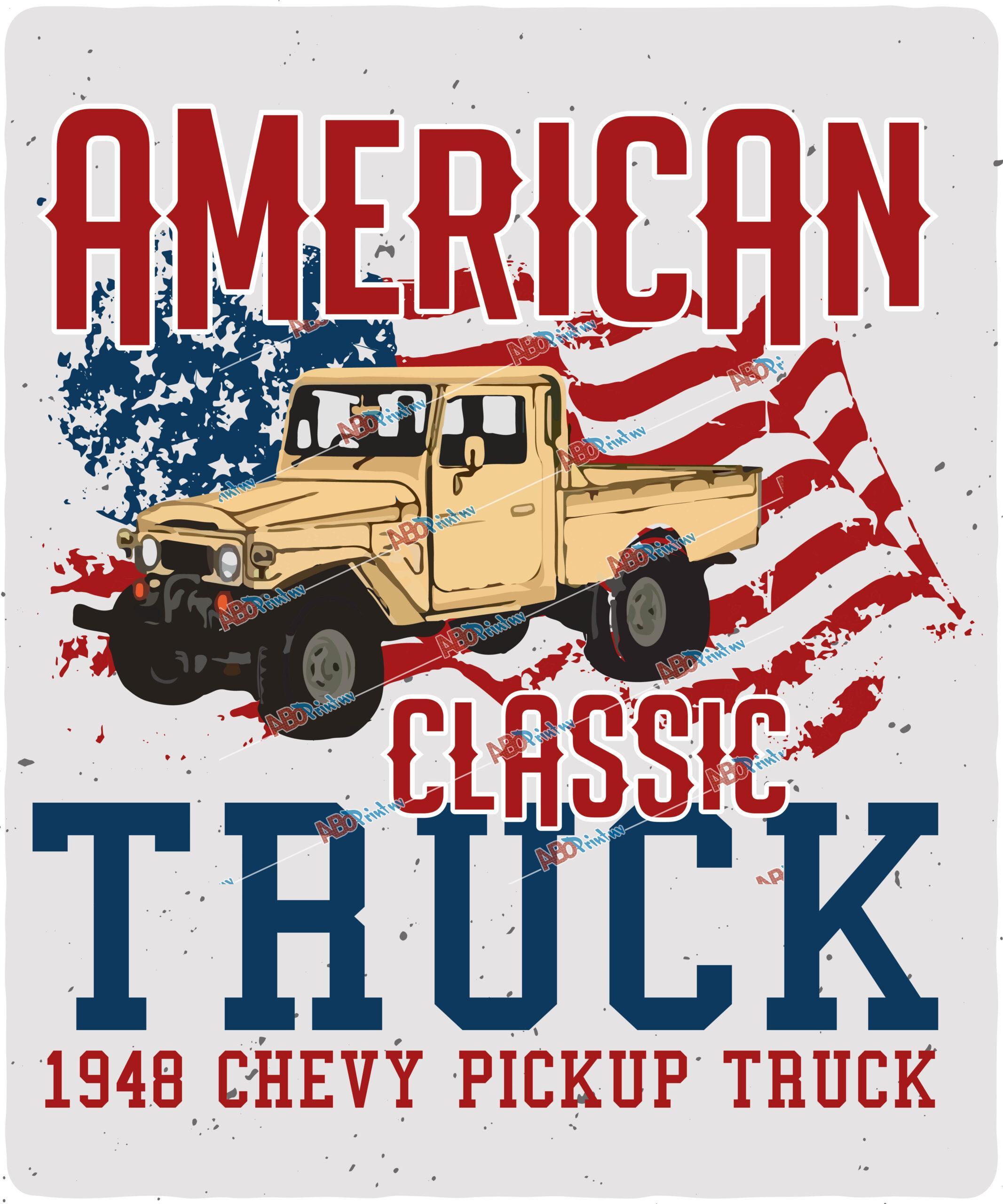 American classic truck 1948