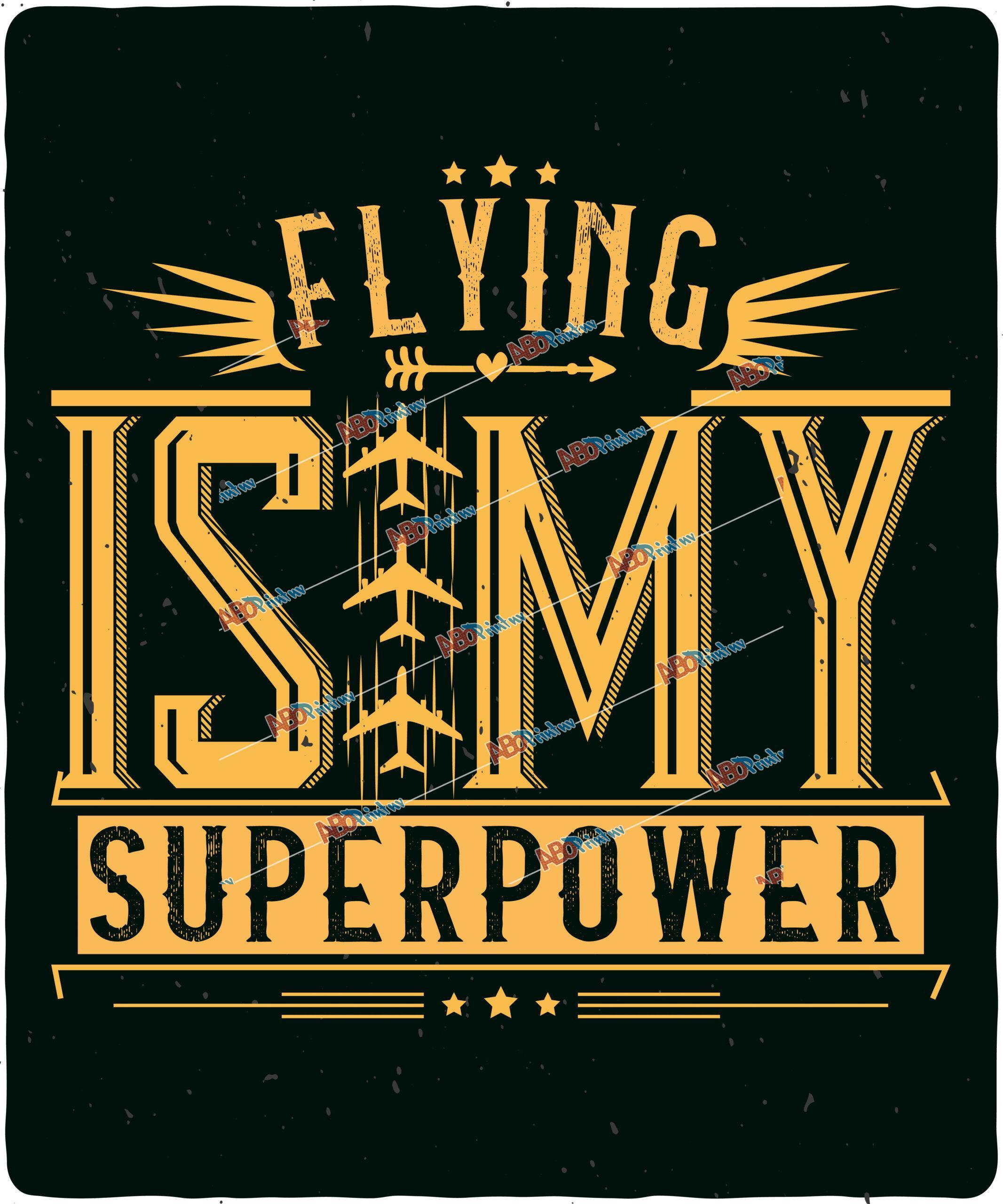 Flying is my superpower