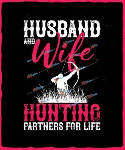 Husband and wife hunting partner