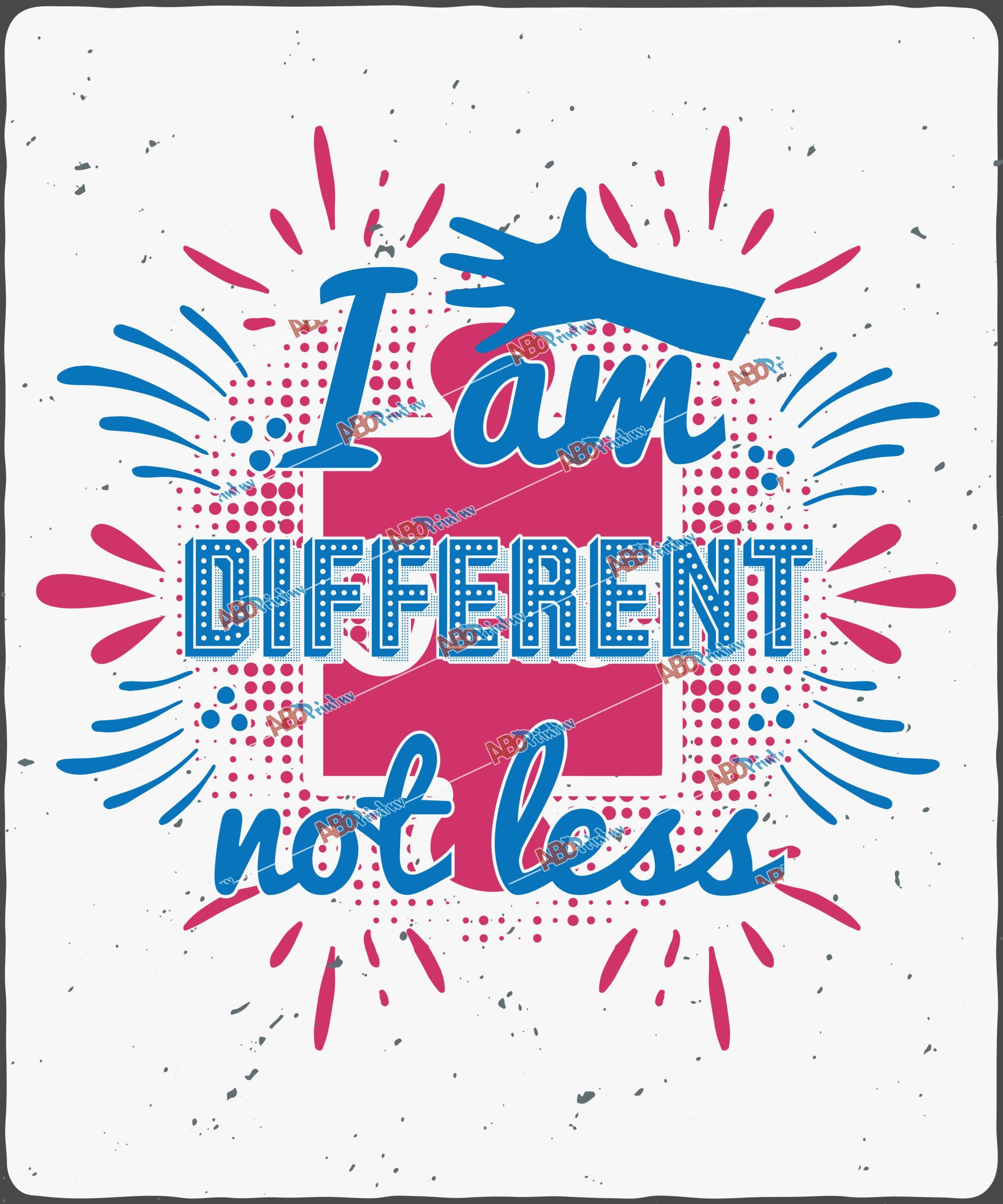 I am different, not less