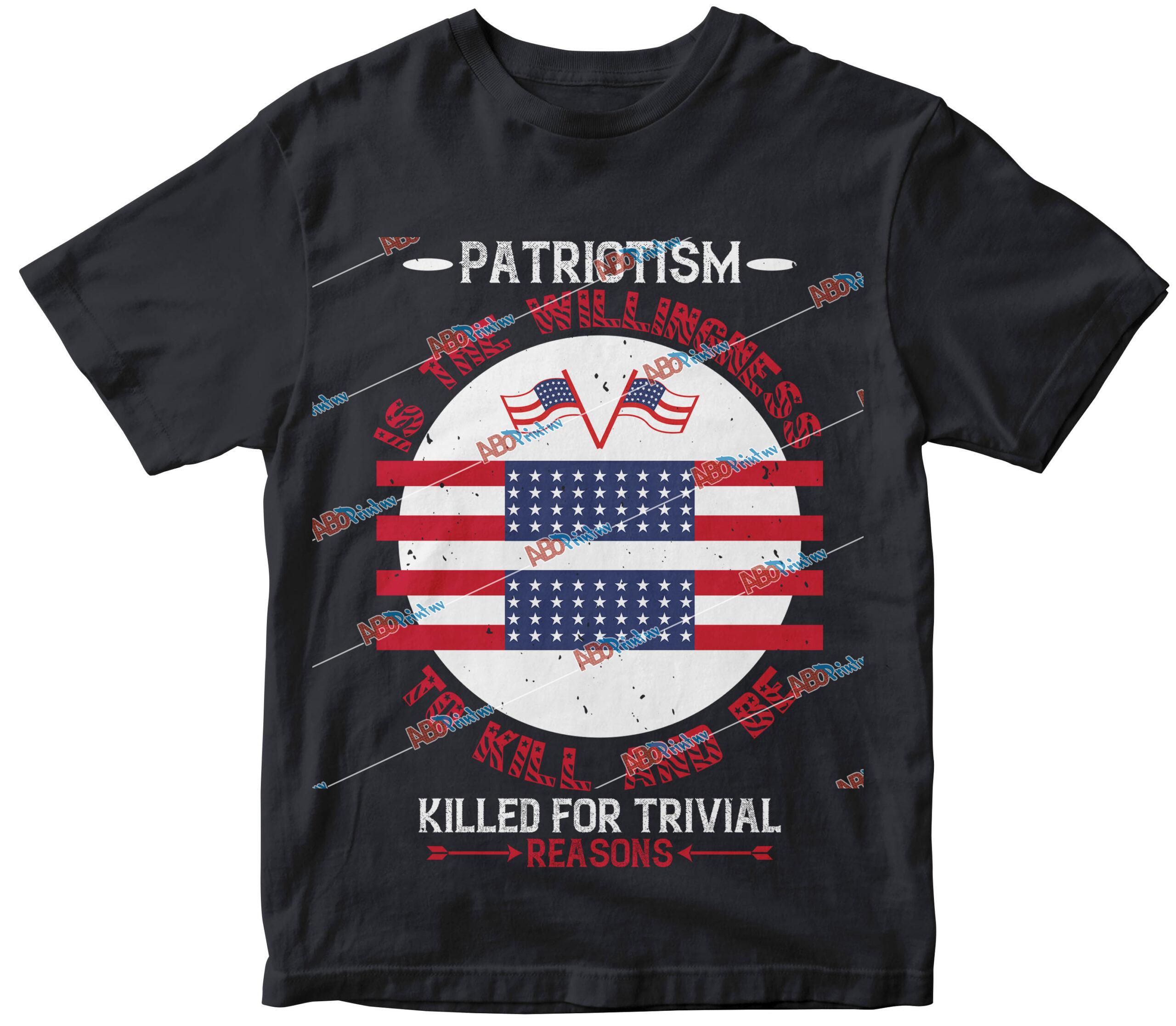 Patriotism is the willingness to kill and be killed for trivial reasons.jpg