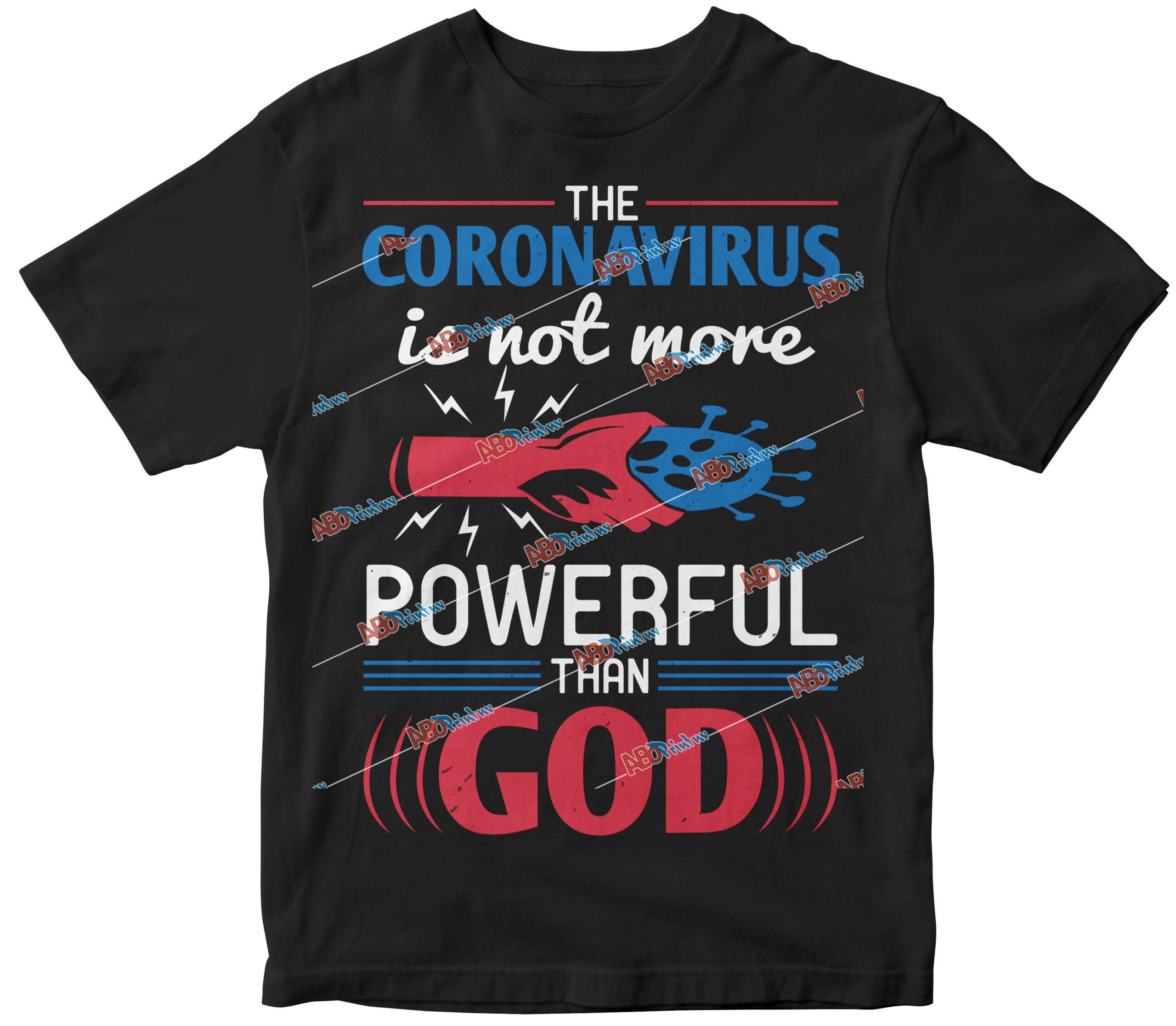 The coronavirus is not more powerful than God.jpg