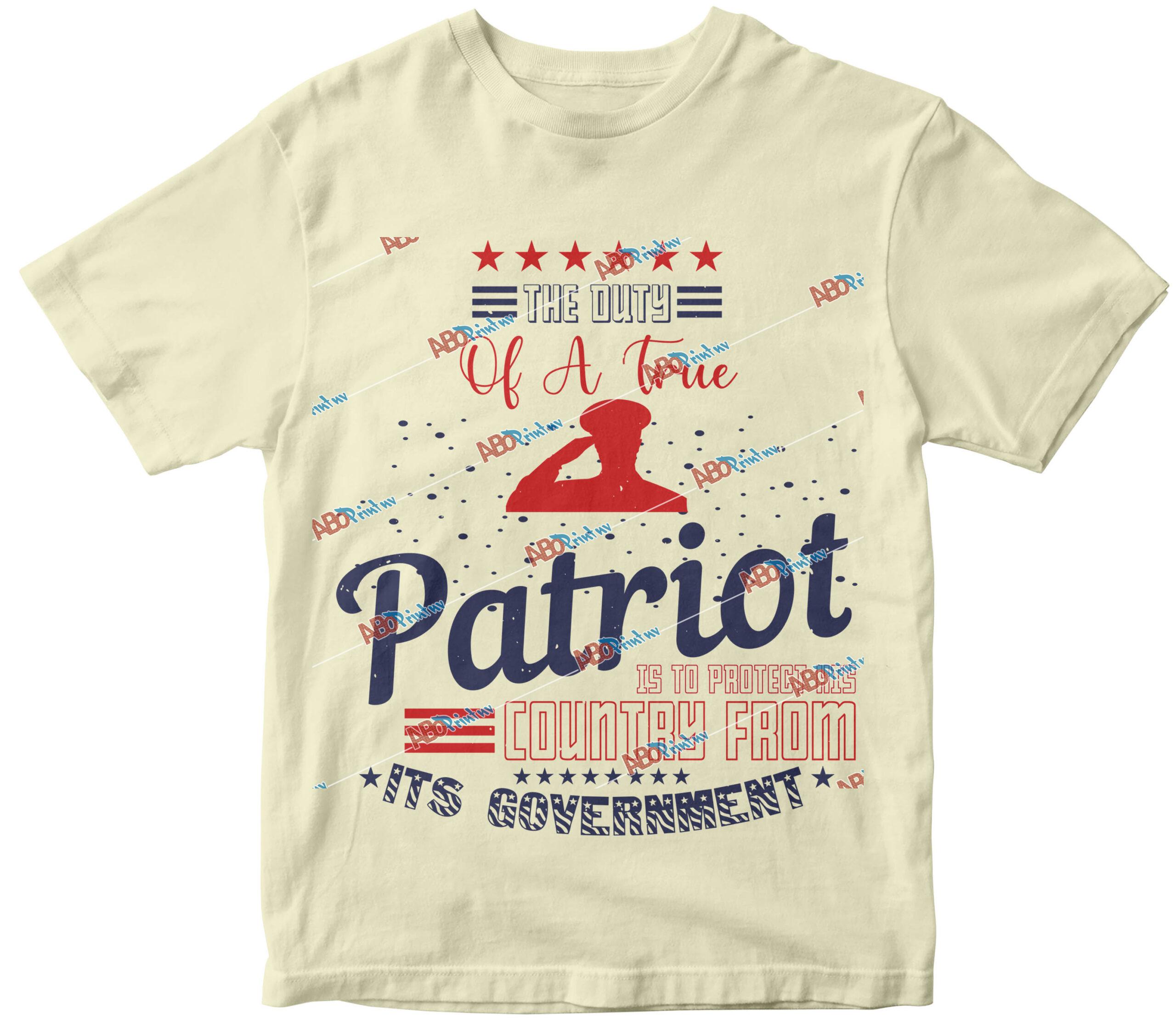 The duty of a true Patriot is to protect his country from its government.jpg