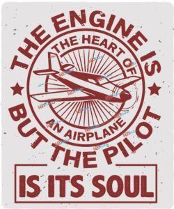 The engine is the heart of an airplane