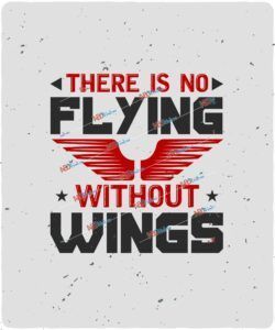 There is no flying without wings