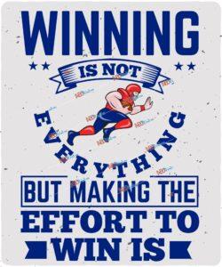 Winning is not everything but making