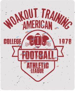 Woakout training american college 1978